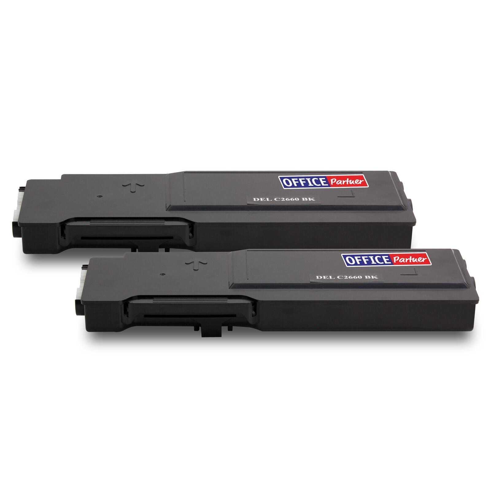 OFFICE-Partner Premium Toner alternativ zu Dell C2660 BK - 2er Set (schwarz) OFFICE-Partner Premium Toner alternativ zu Dell C2660 BK - 2er Set (schwarz)